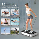 Vibration Plate Exercise Machine, Whole Body Workout Power Vibrate Fitness Platform Vibration Plate for Lymphatic Drainage, Home Training Equipment for Weight Loss & Toning by CozyNest Decor