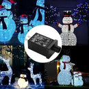 Replacement Yard Inflatable Adapter Power Supply Adaptor - 12V 1.5A 8 Pcs - Inflatable Plug Replacement Class 2 Power Supply - for Christmas Tree Light/Thanksgiving Yard Blow Up Decorations by GreenHaven Gardens