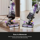 Eureka FlexReach Powerful Upright Vacuum Cleaner for Carpet and Hard Floor, Lift-Away Vacuum with Large Dust Cup, Anti-Tangle, NEU651PL, Purple by CozyNest Decor