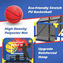 Kids Basketball Hoop Arcade Game W/Electronic Scoreboard Cheer Sound, Basketball Hoop Indoor Outdoor W/4 Balls, Basketball Game Toys Gifts for Kids 3-6 5-7 8-12 Toddlers Boys Girls by TinyTreasures Baby Boutique