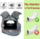 Gothic Gargoyle Statue Decor, Gutter Downspout Splash Block & Diverter, Lifelike Garden Rain Downspout Diverter, 3"x4" Decorative Gutter Extension, Outdoor Gargoyle Statues, Unique Home Accent by GreenHaven Gardens