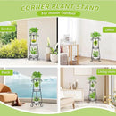 KMOTASUO 3 Tier Metal Plant Stand Indoor, 34 Inch Tall Corner Plant Stands for Indoor Plants, Flower Pot Holder Shelf Display Rack for Balcony Garden Patio Living Room(Black) by GreenHaven Gardens