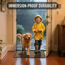 Yimobra Welcome Mat Outdoor Indoor, All-Season Waterproof Front Door Mat Outside Entrance, All-Weather Heavy Duty Non-Slip Doormat, Low Profile Porch Patio Entrance Mats, 60x36, Coffee by CozyNest Decor