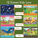 Search and Find Books for Kids 3-5,Toddler Preschool Larning Activities Educational Toys for 3 4 5 6 Year Old Boys Girls, Travel Game for Road Trip Car Airplane, Easter Basket Stuffers Gifts for Kids by TinyTreasures Baby Boutique