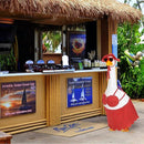 Bikini Goose Outfit Lawn Goose Clothing Porch Goose Outfits Summer Yard Goose Outfits Hawaiian Luau Goose Outfit for 23'' Lawn Goose Outdoor Decoration(Bikini,Red) by GreenHaven Gardens