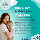 Lil-Lets Extra Long Postpartum Maxi Pads with Wings – 30 Pack Bundle for Post-Natal Bleeding & Heavy Flow – Postpartum Essentials - Extra Absorbent, Soft & Cushioned Maternity Towels, Fragrance-Free by TinyTreasures Baby Boutique