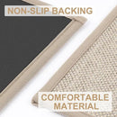 LEKEEPGO Door Mat 24"x47", Non Slip Door Mat Indoor Entrance, Rubber Backing Front Indoor Door mat Washable Absorbent Low-Profile Entryway Entry Resist Dirt Inside Door Mats, Khaki by CozyNest Decor
