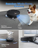 ECOVACS DEEBOT T50 MAX PRO Omni Robot Vacuum and Mop, 18,500Pa Suction, 18mm Auto-Lift, ZeroTangle &TruEdge 2.0, AIVI 3.0 Obstacle Avoidance, Auto Hot Water Mop Wash/Dry/Refill, Self-Emptying by CozyNest Decor