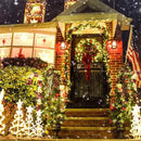 2 Pack 200 LED Solar Christmas Lights - 75.5 Ft Warm White Outdoor String Lights, 8 Modes for Outside Christmas Tree, Garden, Patio, Tree, Valentines by GreenHaven Gardens