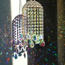 Crystal Chandelier Wind Chimes Suncatcher Pendant, Aurora Light Catcher for Window Indoor Outdoor Ornament, Gift for Mothers Day Christmas Day by GreenHaven Gardens