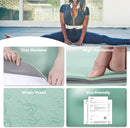 UMINEUX Yoga Mat Extra Thick 1/3'' & 2/5" Non Slip Yoga Mats for Women Eco Friendly TPE Fitness Exercise Mat with Carrying Sling & Storage Bag by TinyTreasures Baby Boutique