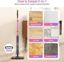 Schenley Steam Mop Cleaner Powerful - 15s Fast Heat-Up, Chemical-Free for Hardwood/Tile/Laminate & Floors/Walls, Washable Pads, 3 Modes for Carpet, Lightweight, Self-Standing, Sleek Design by CozyNest Decor