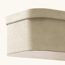 La Jolie Maison Vegan Leather Storage Boxes with Lids, Set of 3 Decorative Storage Containers Organize Stackable Storage Box, Beige by CozyNest Decor
