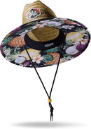 Straw Hat for Men & Women | Lifeguard Hat, Beach Hat & Sun Hat | UPF 50+ Wide Brim for Sun Protection | One Size | Hemlock by GreenHaven Gardens