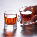 KAMMAK Crystal Whiskey Glasses Set of 2, Luxury 2.03oz Old Fashioned Glasses Stemless, Handcrafted Liquor Glasses, Hand Blown Scotch Cup for Women, Men Barware Gift for Cocktail, Bourbon by CozyNest Decor