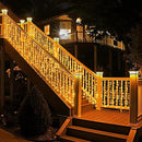 Eueasy Curtain-Lights Outdoor, 300 LED-Fairy Lights, Connectable15×3.3 FT with 8 Lighting Modes, for Balconies, Fences, Stairs Guardrails by CozyNest Decor