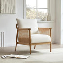 CHITA Braid Armchair Set of 2, Modern Accent Chair for Living Room, Cream by CozyNest Decor