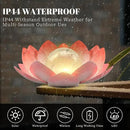 Solar Light Outdoor, Metal Glass Decorative Waterproof Garden Light LED Solar Flower Lights for Patio, Lawn,Walkway,Tabletop,Ground by GreenHaven Gardens