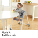 Ingenuity SmartClean Trio Elite 3-in-1 Convertible Baby High Chair, Toddler Chair, and Dining Booster Seat, For Ages 6 Months and Up, Unisex - Slate by TinyTreasures Baby Boutique