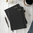 2025-2026 Planner for Women, Lather Weekly & Monthly Organizer, July 2025-June 2026, Hardcover with Gold Foil, Tabs, and Inspirational Pages - Ideal for Professionals, Black by TinyTreasures Baby Boutique