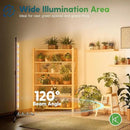 FREELICHT Grow Lights for Indoor Plants with Stand, 40W Full Spectrum, 3 Installation Methods, 4FT LED Plant Grow Light with 53'' Height Adjustable Stand for Hydroponic Seeding Indoor Tall Plants by GreenHaven Gardens