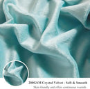 XeGe Tie Dye Plush Faux Fur Throw, Teal Soft 50x60 Shaggy Furry Blanket, Turquoise Fluffy Velvet Couch Throw, Comfy Ombre Fuzzy Lap Blanket for Bedroom Living Room Car Tie Dye Teal by CozyNest Decor