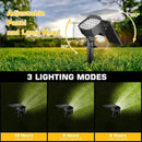 Kaxiida Solar Lights Outdoor Waterproof - 2025 Upgrade 3 Level Ultra Bright Spot Lights Uplights, LED Landscape Spotlight for Tree, Pathway, Wall, Adjustable Solar Panel Auto On/Off by CozyNest Decor