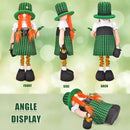Large St Patricks Day Gnome Plush Decorations Outdoor, Cute Standing Saint Patricks Day Gnomes Gift Decor with Retractable Spring Legs, Placed Outside Yard/Porch/Garden/Indoor/Home/Office by GreenHaven Gardens