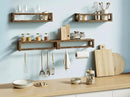 Upgraded Thick Floating Shelves - Multi-Use Wall-Mounted Bookshelves for Kids and Nursery, Ideal for Books, Toys, Spice Rack, Decor - Walnut Brown by CozyNest Decor
