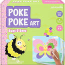 jackinthebox Poke Poke Art – Bugs Theme, Mess-Free Fabric Art and Craft, Flower Pressing Kits, Gift for Kids, Toys for Girls and Boys Ages 4 5 6 7 8 by TinyTreasures Baby Boutique