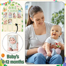 R HORSE My First Year Photo Frame Board, 3D One a Saurus Birthday Decorations Display Wood Board, Dinosaur Themed Baby First Year Picture Frame 12 Months Milestone 1st Birthday Nursery Decor Gift by TinyTreasures Baby Boutique