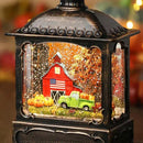 Fall Snow Globe Lantern Fall Decorations for Home Thanksgiving Gifts Autumn Harvest Fall Decor Swirling Glitter Snow Globes Barn Truck Pumpkin Farm by CozyNest Decor