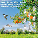 12Pcs Bird Scare Discs, Highly Reflective Double-Sided Bird Reflector, Extra Sparkly Wind Spinners Bird Devices to Scare Birds Like Woodpeckers, Pigeons, Ducks Away from Yard Patio Farm by GreenHaven Gardens