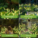 Solar Outdoor Garden Lights,Upgraded LED Solar Reed Swaying Lights for Garden Patio Yard Pathway Walkway Wedding Party Christmas Landscape Lighting (4 Packs) by GreenHaven Gardens