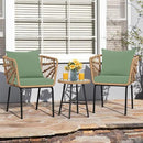 Outdoor Cushions for Patio Furniture, Waterproof Outdoor Chair Cushion w/Fade-Resistant, Removable & Machine-Washable Cover, 22x22 Inch, Deep Seat Sofa/Couch Pads Replacement – Set of 2, Sage Green by GreenHaven Gardens