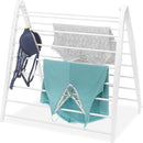 Whitmor Spacemaker Folding Drying Rack, Freestanding Indoor Clothes Dryer, Space Saving Compact Design, 6"L x 26"W x 51.5"H, White by TinyTreasures Baby Boutique