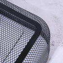 Metal Mesh Steel Basket, Storage Organizer Basket Garden Harvest Basket Multi-functional Kitchen Fruit Baskets Bin with Wooden Handle for Bathroom Picnic Shopping Decor Cabinet Home, Black by GreenHaven Gardens