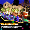 LED Rope Lights Indoor with USB Powered, 66Ft (33Ft X 2 Pack) 200 LED String Lights Outdoor with Remote,16 Color Changing Rope Lights for Outside Garden Party Wedding Christmas by GreenHaven Gardens