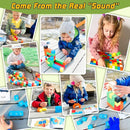 48PCS Magnetic Blocks for Toddlers Toys, Large Magnetic Cube Toy for Sensory STEM Education Preschool Magnet Toys for 3 4 5 6 Year Old Boys and Girls, Compatile with Mine Magnet World by TinyTreasures Baby Boutique