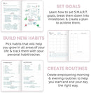 Undated Daily Planner – 1-Year B5 Productivity Organizer with Two-Page Weekly Spread, Goal Setting, Habit Tracker, Weekly & Monthly Pages – Hardcover Time Management Notebook (Pink) by TinyTreasures Baby Boutique