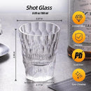 KAMMAK Crystal Whiskey Glasses Set of 2, Handcrafted 6.09oz Old Fashioned Glasses Stemless, Luxury Cocktail Glasses, Hand Blown Scotch Cup for Women, Men Gift for Rocks, Bourbon, Bar Barware by CozyNest Decor