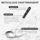Pleafind 4-Pcs Cooking Utensils Set, Stainless Steel Kitchen Utensils, Mirror Polished Kitchen Essentials Set Include Wok Ladle, Slotted Spoon, Wok Spatula ＆Slotted Spatula, Dishwasher Safe by CozyNest Decor