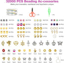Redtwo 32000 Pcs Clay Beads Bracelet Making Kit, 9 Boxes 192 Colors Friendship Bracelet Kit Flat Polymer Heishi Beads for Jewelry Making, Crafts Gift for Girls Ages 6-12 by TinyTreasures Baby Boutique