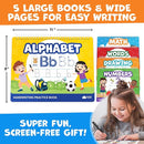 Magic Grooved Writing Practice for Kids - Grooved Handwriting Practice for Kids 5-7 8-10- Magic Copybooks for Kids Letter Tracing Books for Ages 3-5 Toys for Ages 5-7 - Preschool Learning Activities by TinyTreasures Baby Boutique
