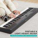 MUSTAR Digital Piano 88 Key Weighted with Stand, 88 Key Semi Weighted Keyboard Piano MEP-1100, Electric Piano Keyboard 88 Keys for Beginners, 2x25W Stereo Speakers, Case, Sustain Pedal, ABS, Black by TinyTreasures Baby Boutique