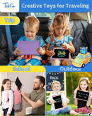 TEKFUN 2 Pack LCD Writing Tablet with Pen Cord, 8.5in Erasable Doodle Board Mess Free Drawing Pad for Kids, Car Trip Educational Toys Birthday for 3 4 5 6 7 Girls Boys (2*Purple) by TinyTreasures Baby Boutique