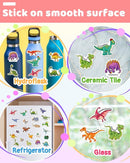 Benresive Reusable Sticker Books for Kids 2-4, Sticker Books for Toddlers 1-3 2-4, Toddler Travel Toys Activities Crafts Gifts - Dinosaur by TinyTreasures Baby Boutique