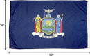 FlagSource New York Nylon State Flag, Made in the USA, 3x5' by GreenHaven Gardens