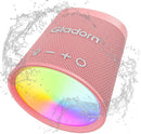 Portable Bluetooth Speaker Wireless with 9 Color Lights, 20H Playtime, Stereo Pairing, Deep Bass, IPX6 Waterproof, Bluetooth 5.3, Small Speaker for Home, Party, Outdoor, Camping, Beach, Gift by TinyTreasures Baby Boutique