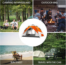 MOON LENCE Instant Pop Up Tent for 3-4 Person - Automatic Portable, Windproof for Camping, Hiking, Mountaineering by TinyTreasures Baby Boutique